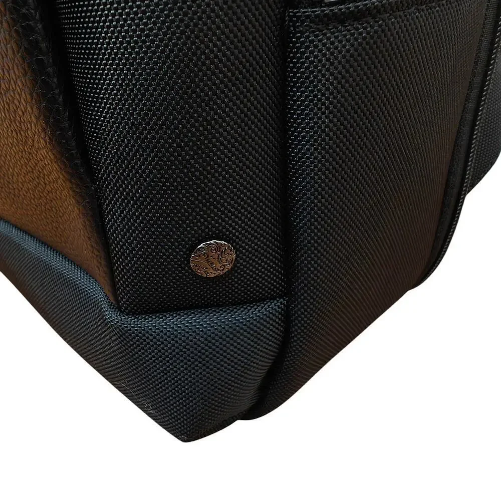 Robert Graham Backpack Solid Black Travel Commuting Padded Laptop Pocket NWT